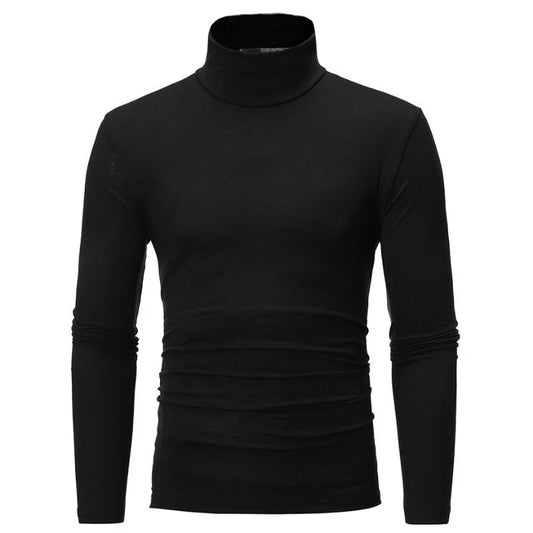Men's Casual Slim Fit Basic Turtleneck