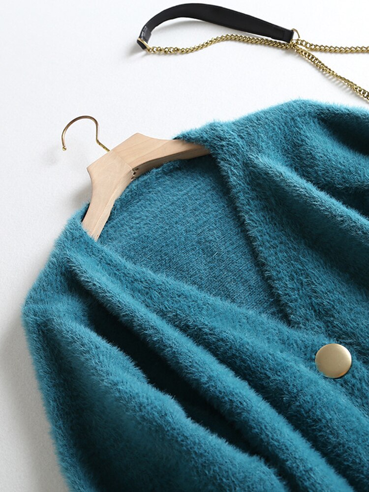 Women's V-Neck Cardigan Sweater
