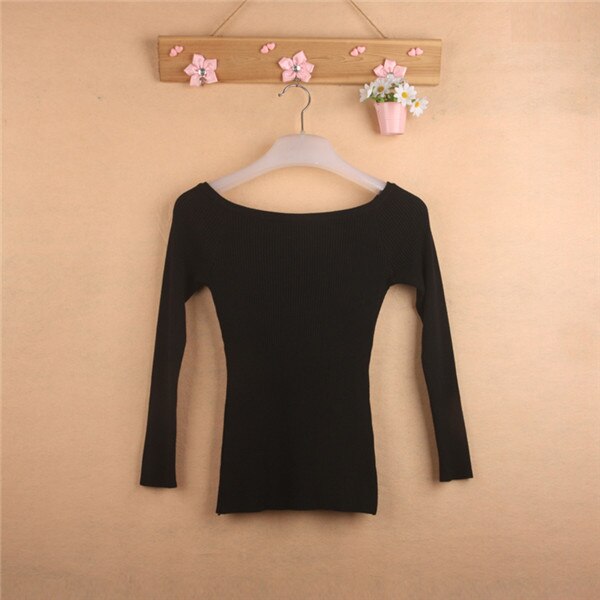 Women's Knitted Jacket Sweater Jumper Korean Style Sweaters Women Invierno 2022 Pullover Slash Neck Swetry Damskie Pull Femme