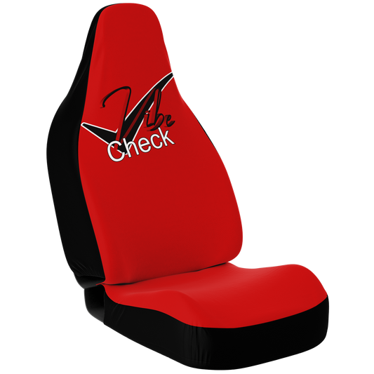 Vibe Check - Red and Black - Red Background