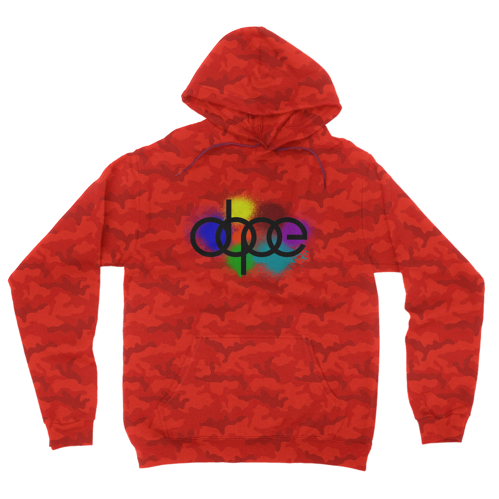 Dope Splash Camouflage Hoodie - Unisex
