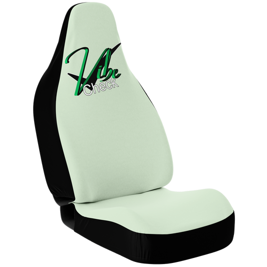 Vibe Check - Green and Black - Lime Background