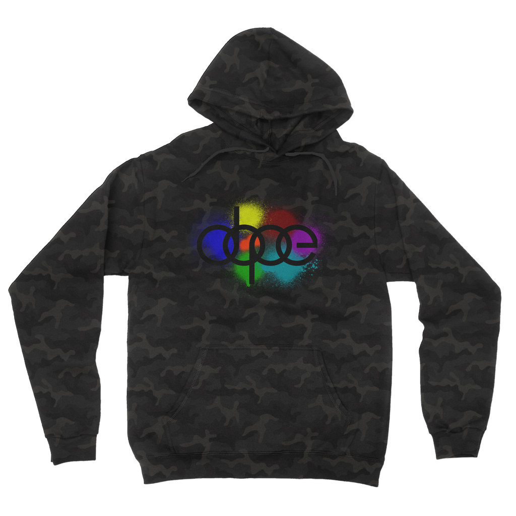 Dope Splash Camouflage Hoodie - Unisex