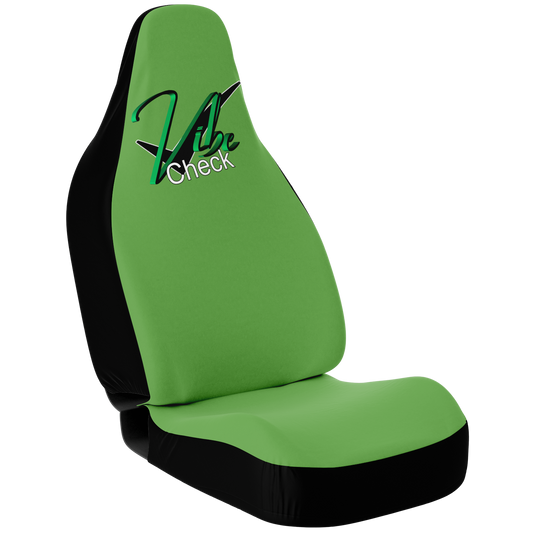 Vibe Check -Green and Black - Olive Background