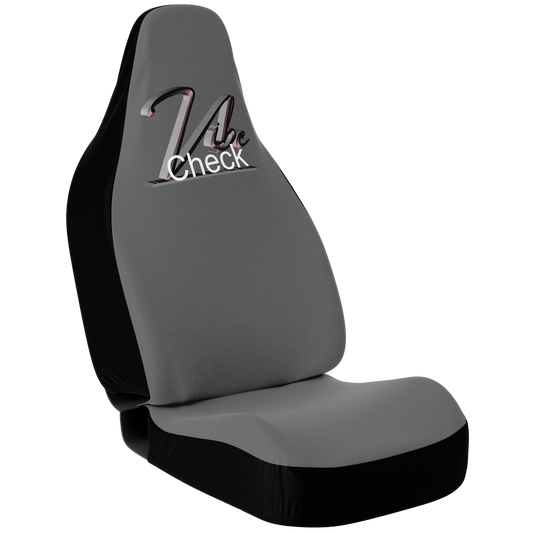 Vibe Check - Pink and Gray - Dark Gray Background