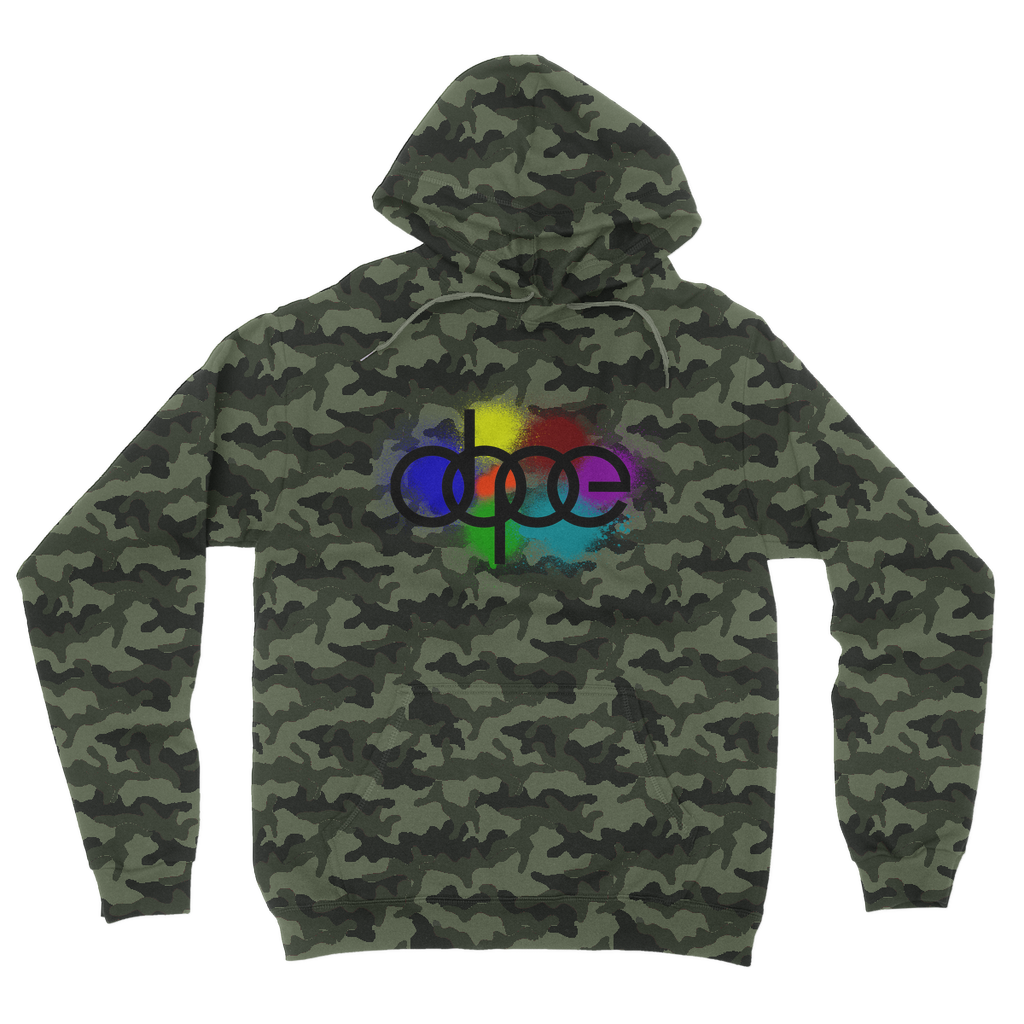 Dope Splash Camouflage Hoodie - Unisex