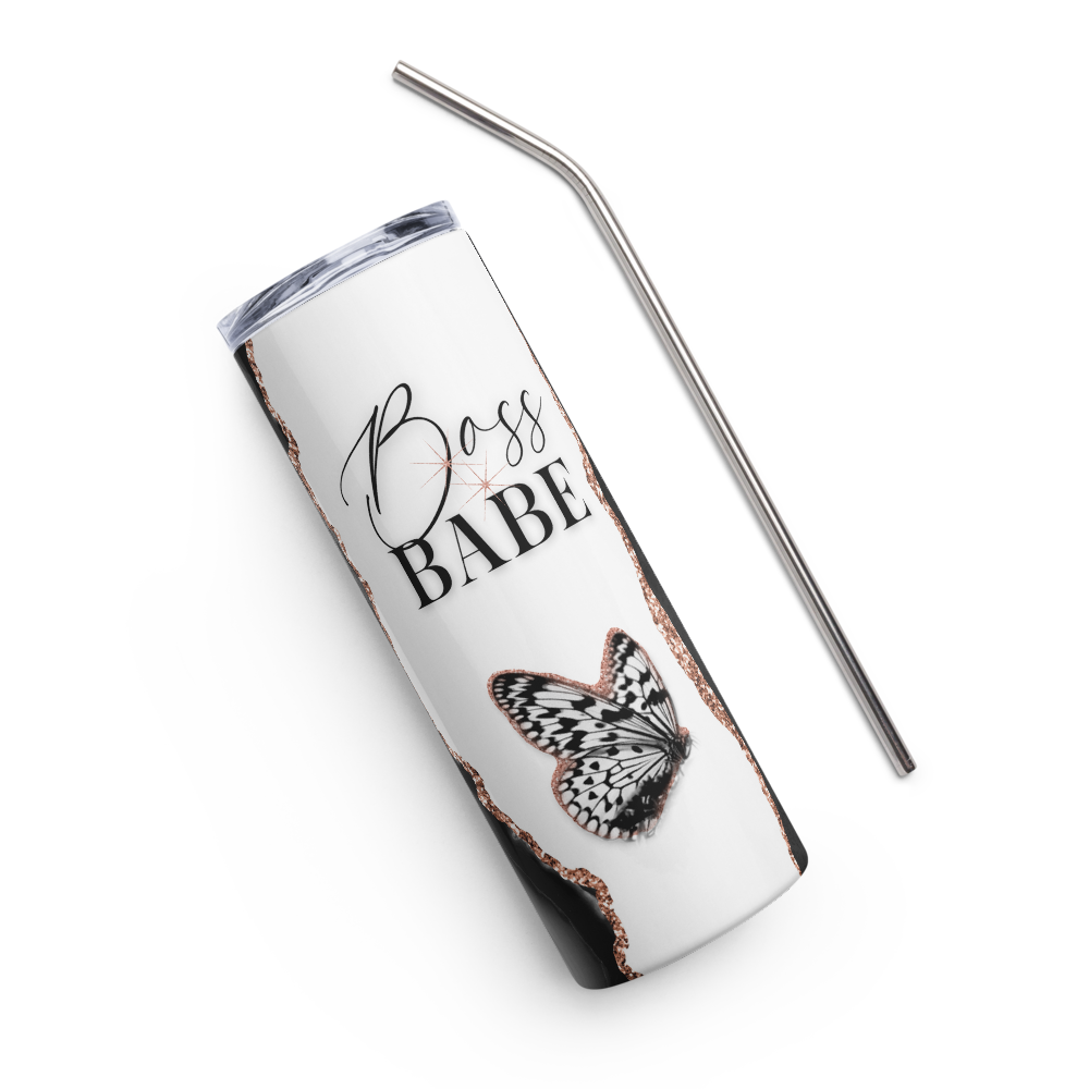 Stainless Steel Tumbler - BOSS BABE