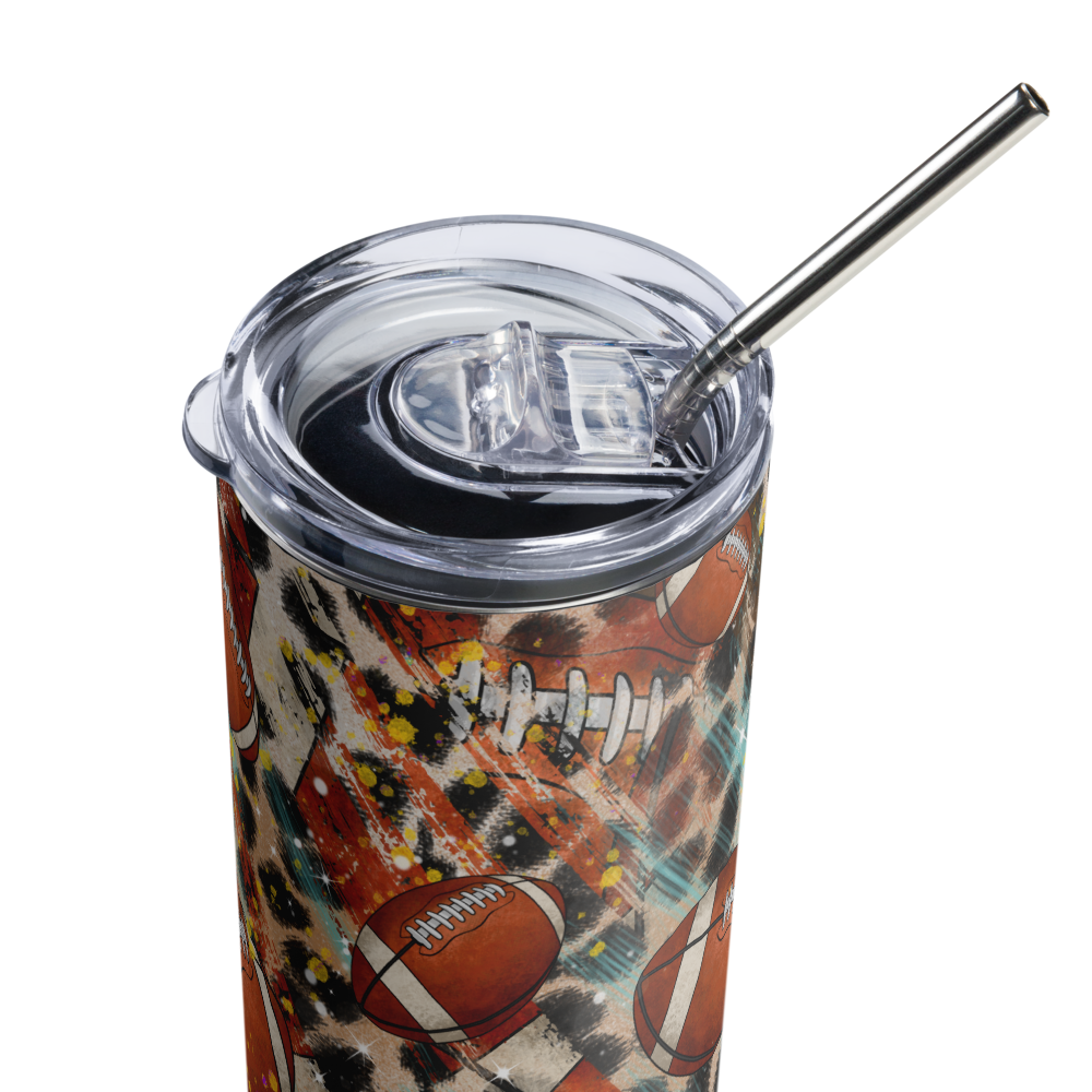 Stainless Steel Tumbler - FOOTBALLS
