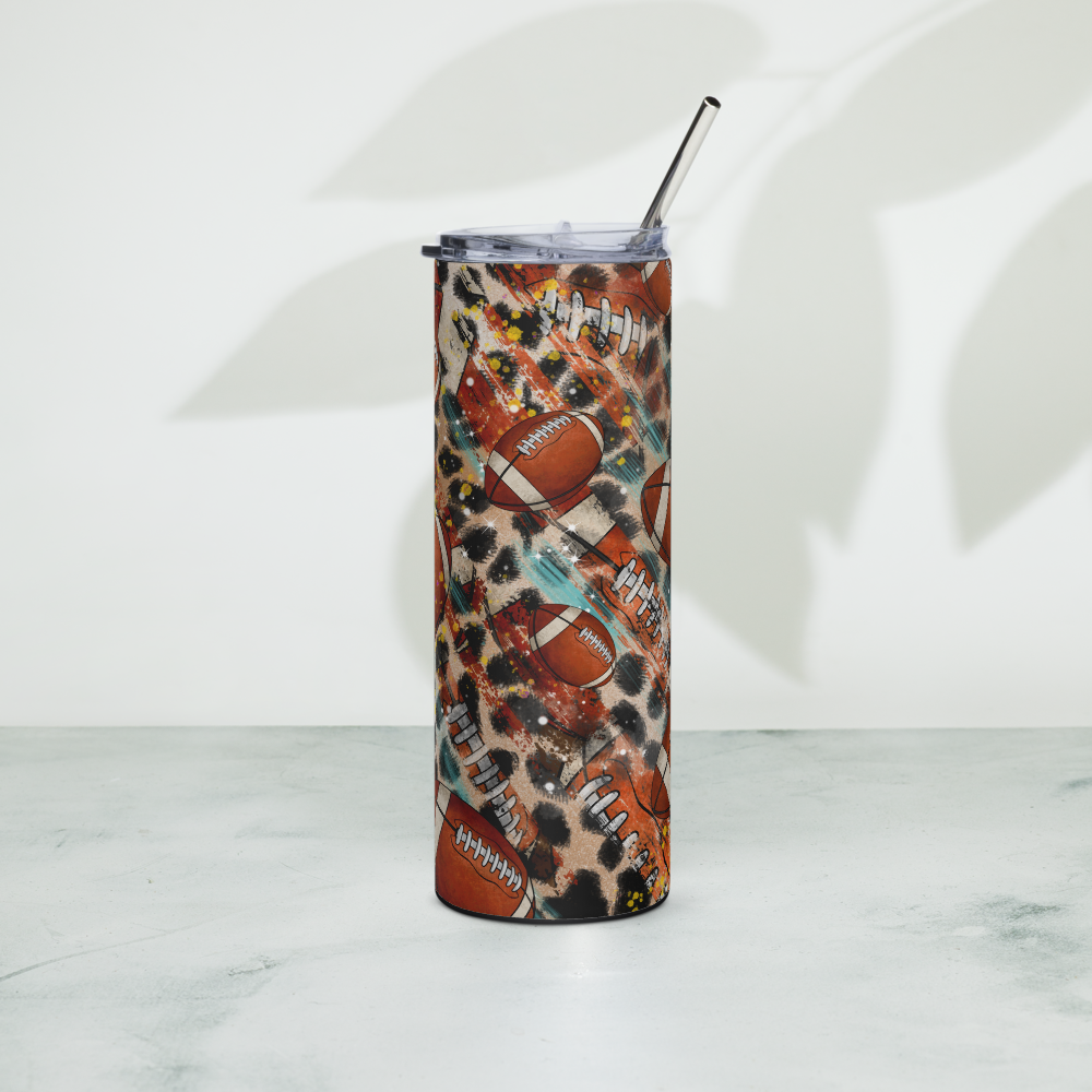 Stainless Steel Tumbler - FOOTBALLS