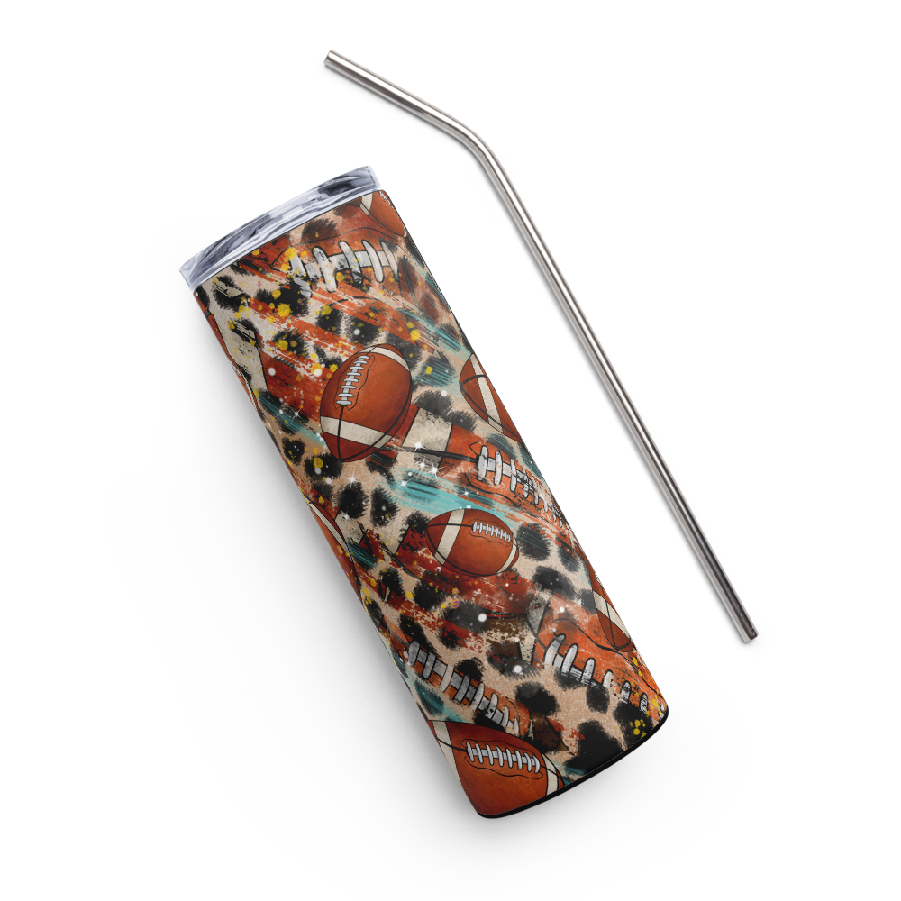 Stainless Steel Tumbler - FOOTBALLS