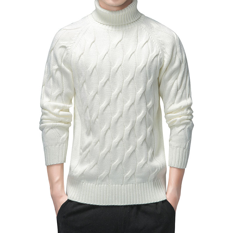 Geometric/Criss-Cross Men's Warm Sweater