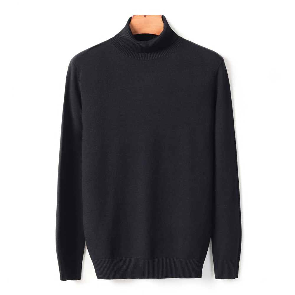 Men's Casual High Quality Fashion Comfortable Turtleneck Sweater