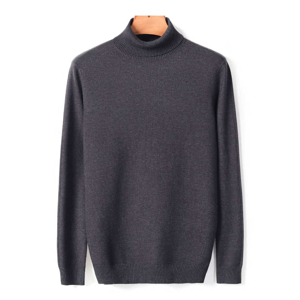 Men's Casual High Quality Fashion Comfortable Turtleneck Sweater