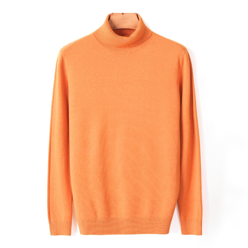 Men's Casual High Quality Fashion Comfortable Turtleneck Sweater