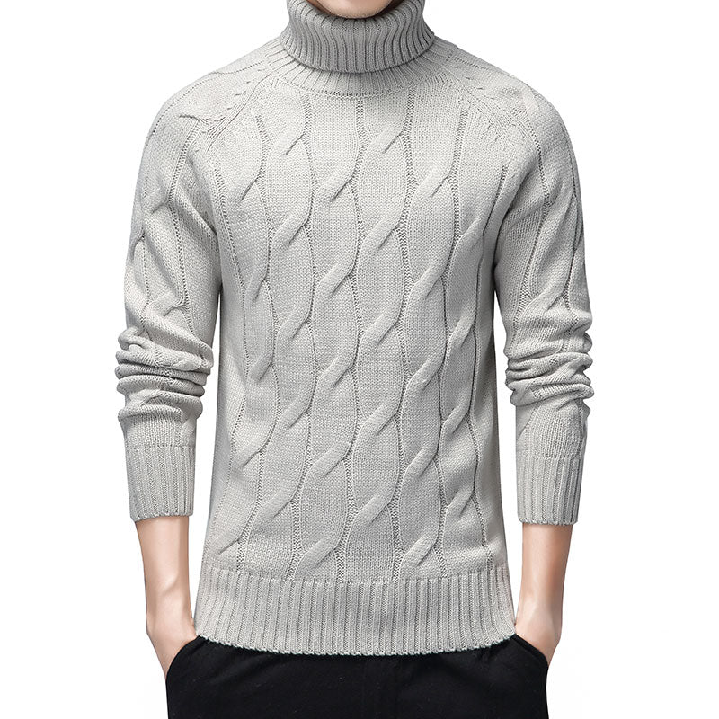 Geometric/Criss-Cross Men's Warm Sweater