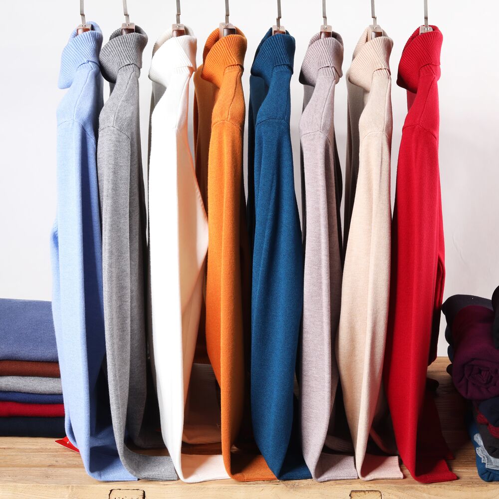 Men's Casual High Quality Fashion Comfortable Turtleneck Sweater