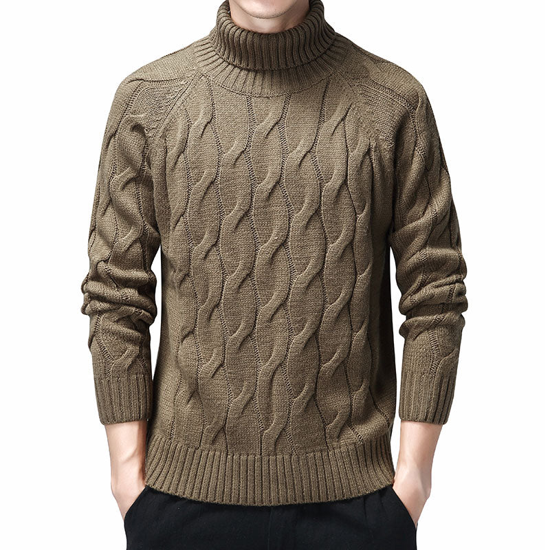 Geometric/Criss-Cross Men's Warm Sweater