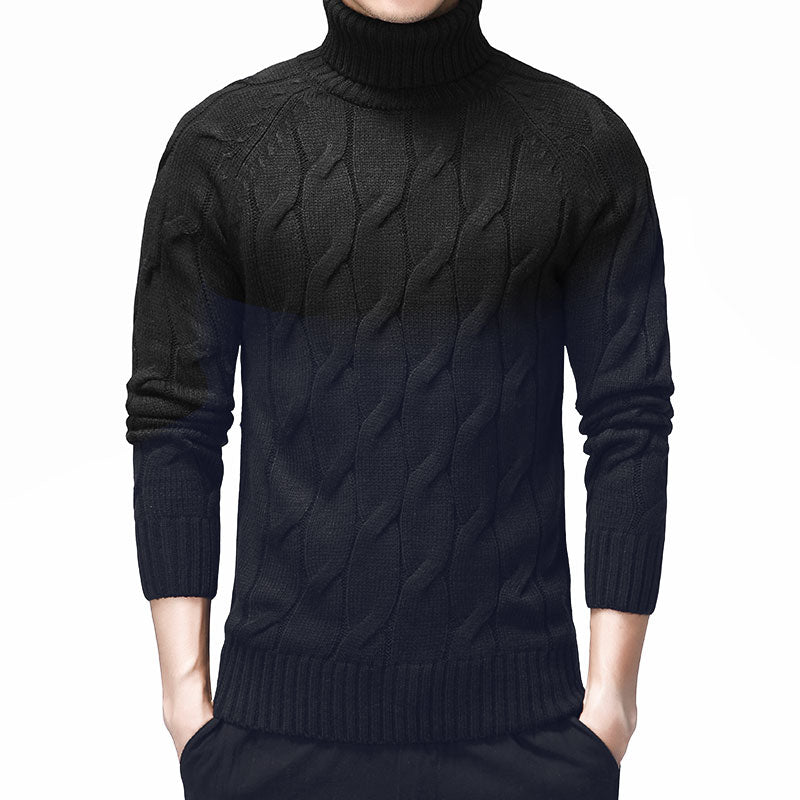 Geometric/Criss-Cross Men's Warm Sweater