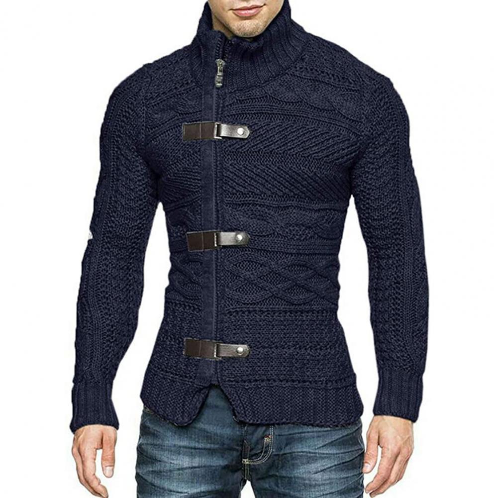 Men's Thick Stretchy Stylish Acrylic Fiber Sweater