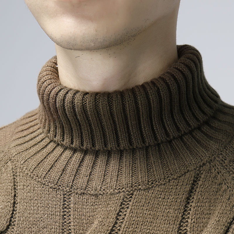 Geometric/Criss-Cross Men's Warm Sweater
