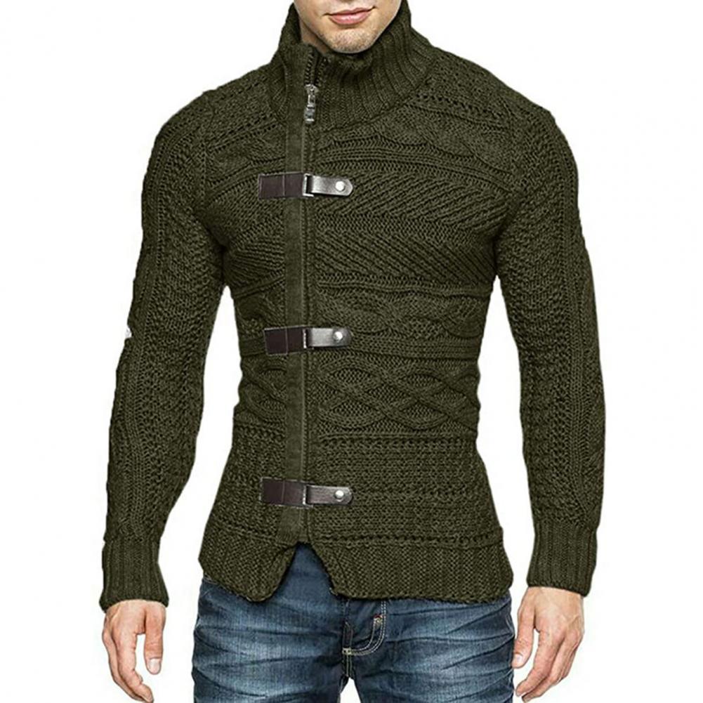 Men's Thick Stretchy Stylish Acrylic Fiber Sweater