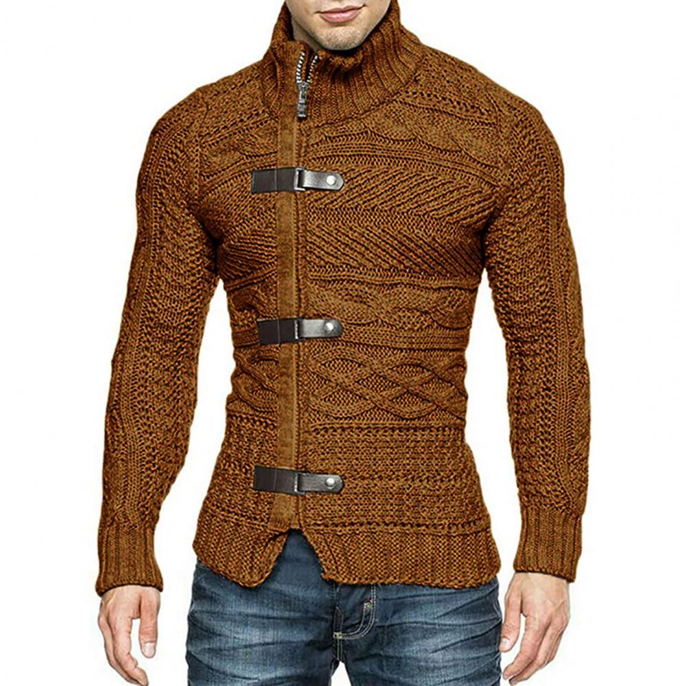 Men's Thick Stretchy Stylish Acrylic Fiber Sweater