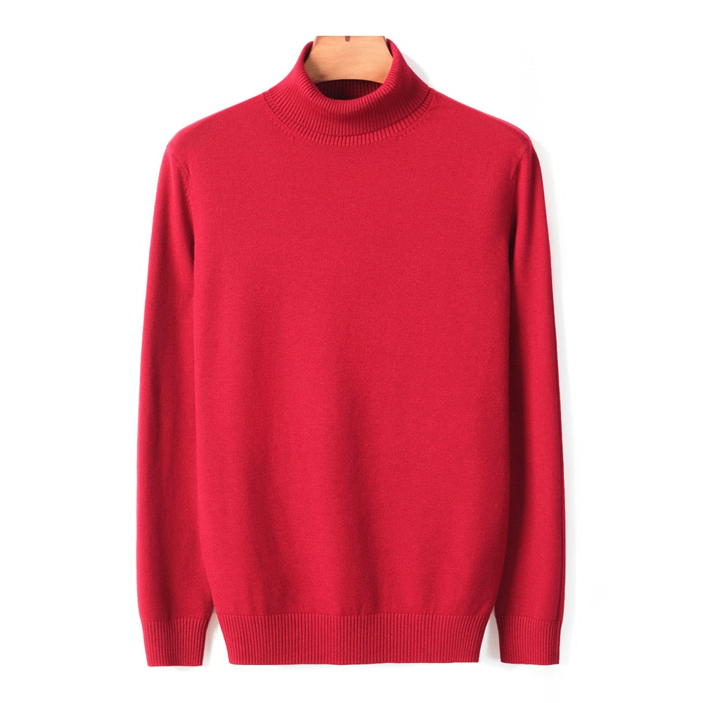 Men's Casual High Quality Fashion Comfortable Turtleneck Sweater