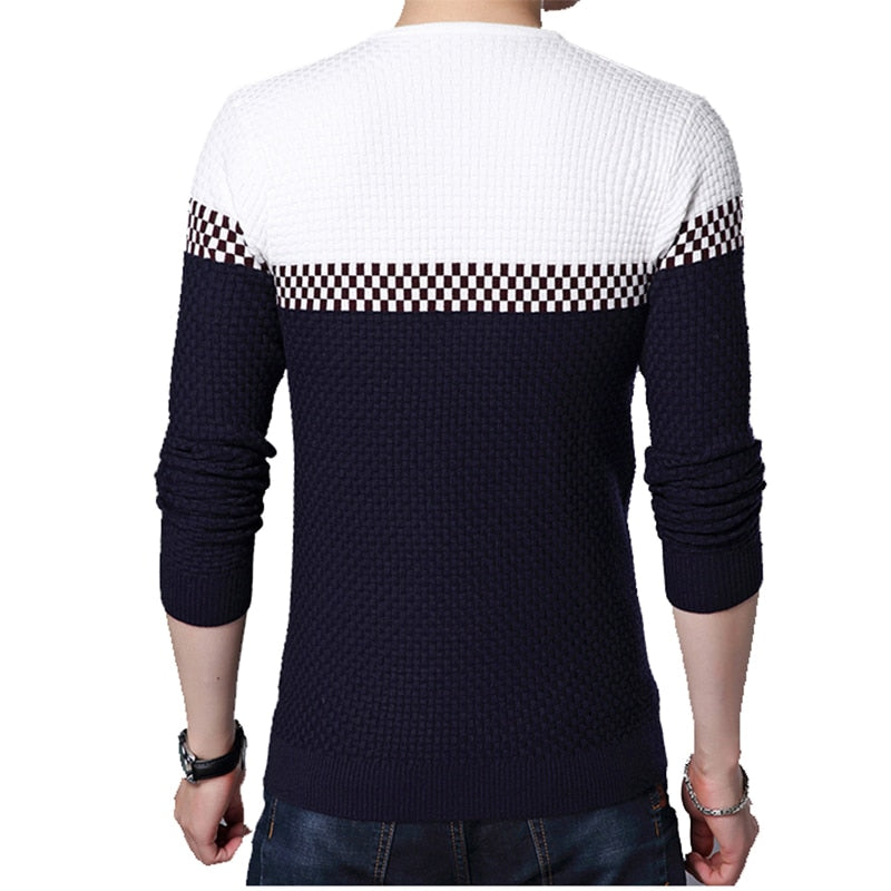 Men's Leisure Pullover V-neck Sweater