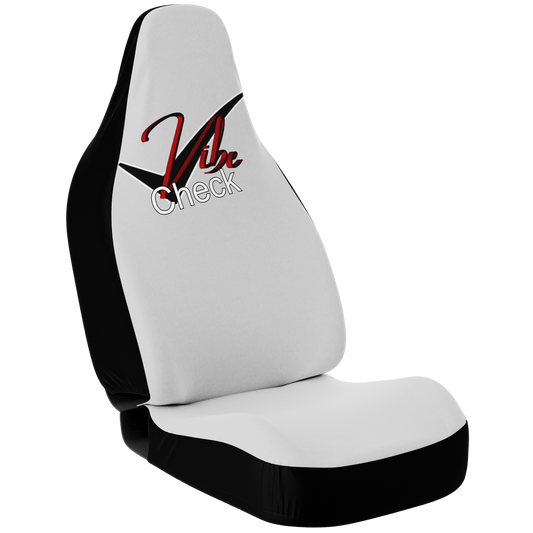 Vibe Check - Red and Black - Ash Gray Background