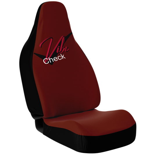 Vibe Check -Red and Black - Burgandy Background