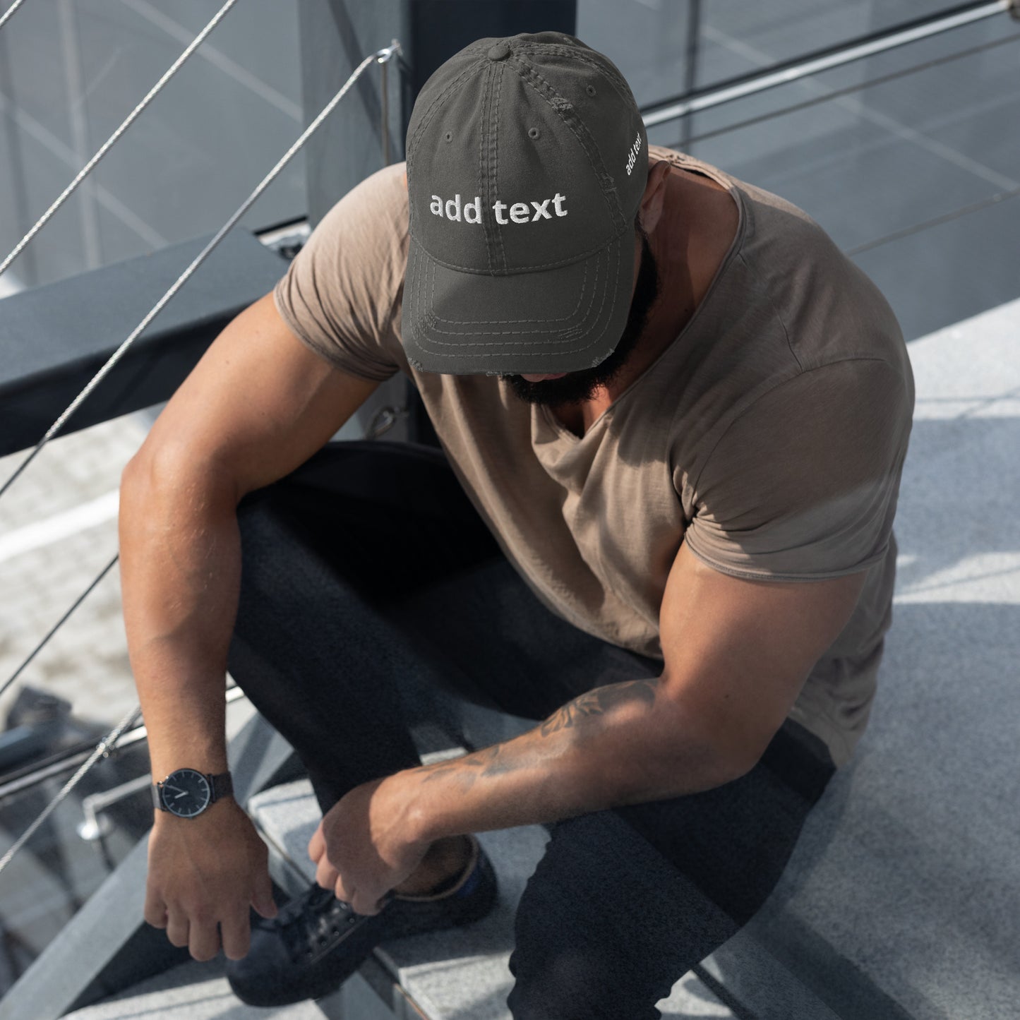 Distressed Dad Cap