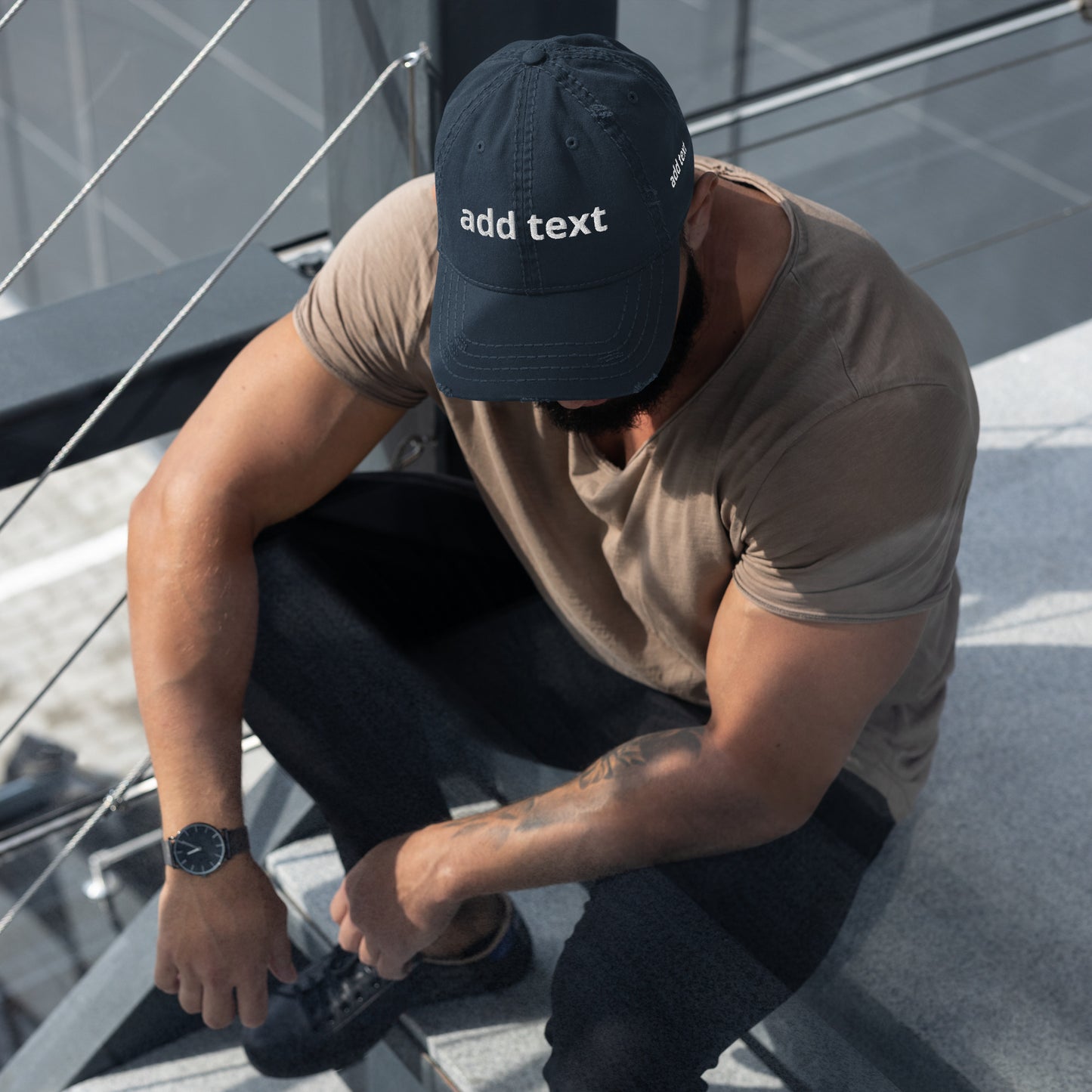 Distressed Dad Cap