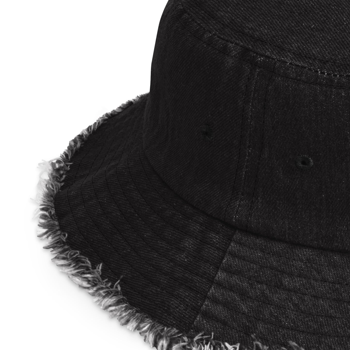 It's Personal!! Distressed Denim Bucket Hat