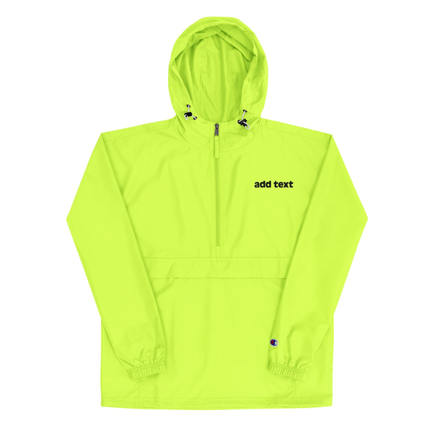 Champion Packable Jacket - Embroidered Customizable - Unisex