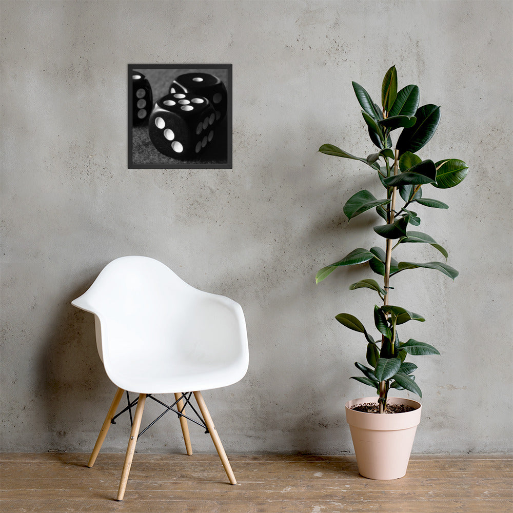 Dice - Framed poster