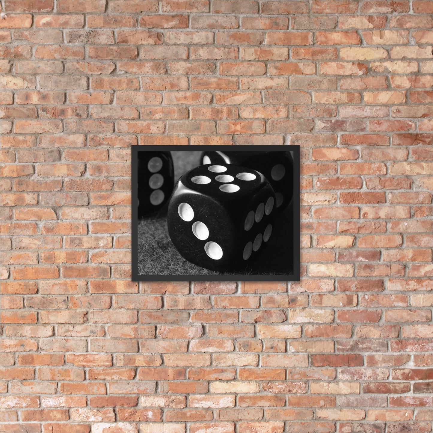 Dice - Framed poster