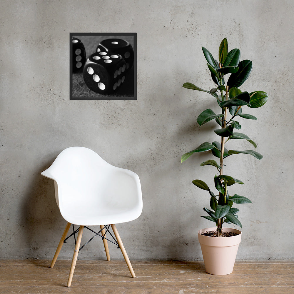 Dice - Framed poster