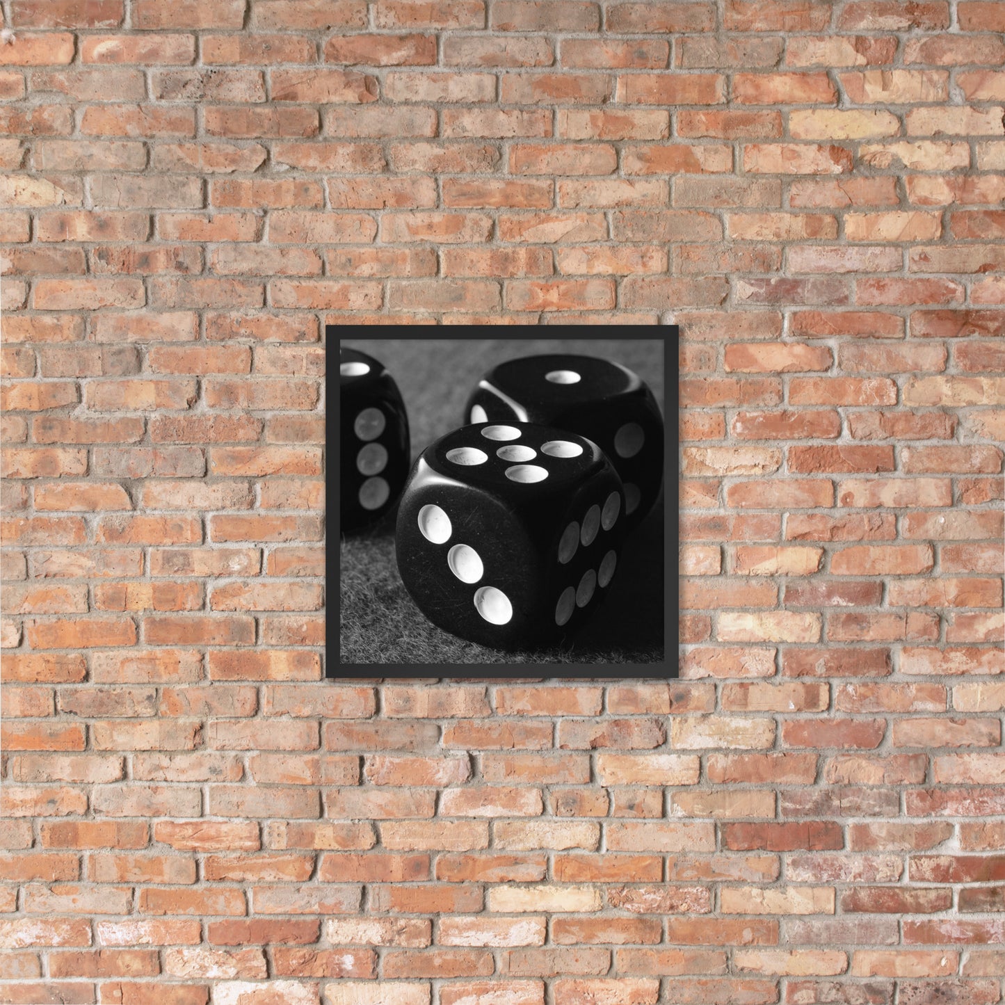Dice - Framed poster