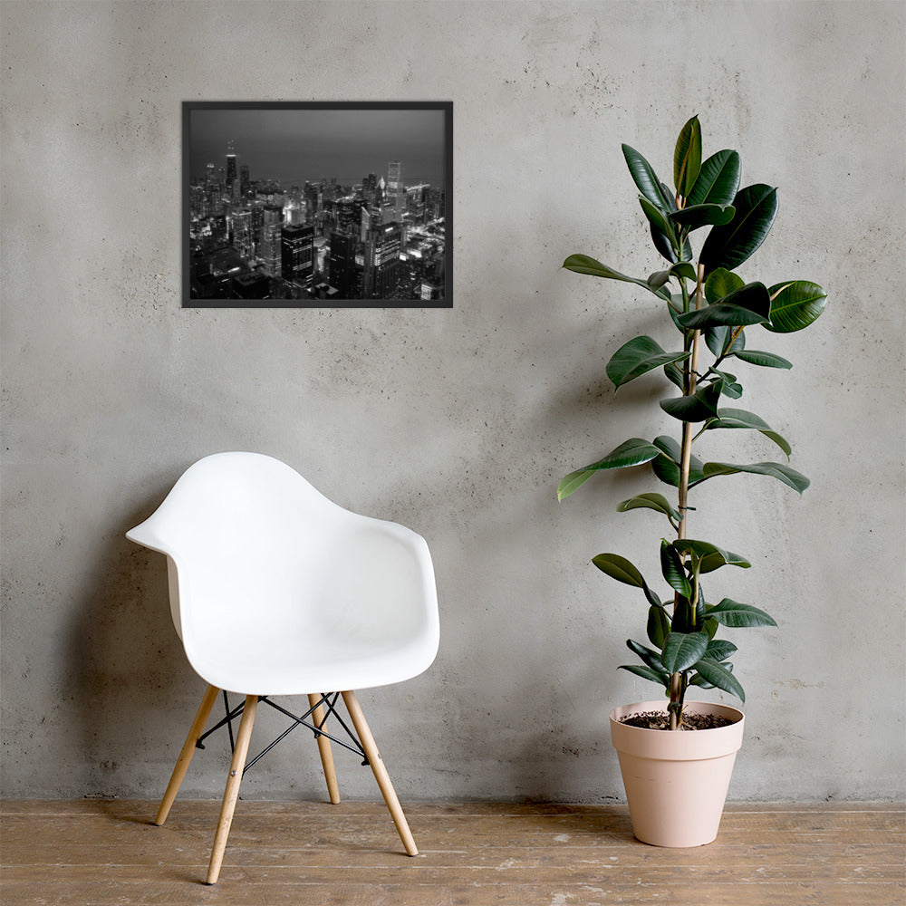 City Lights - Framed Poster