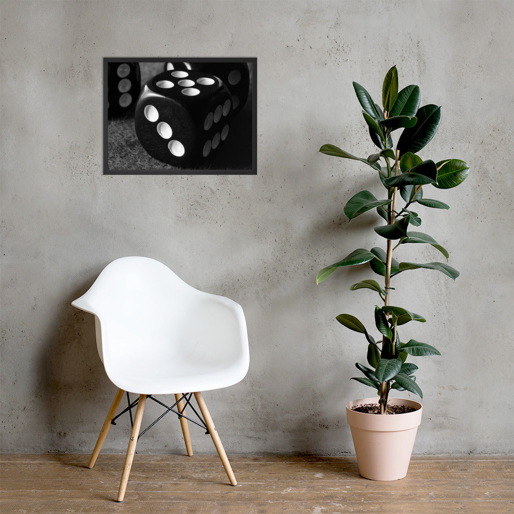 Dice - Framed poster
