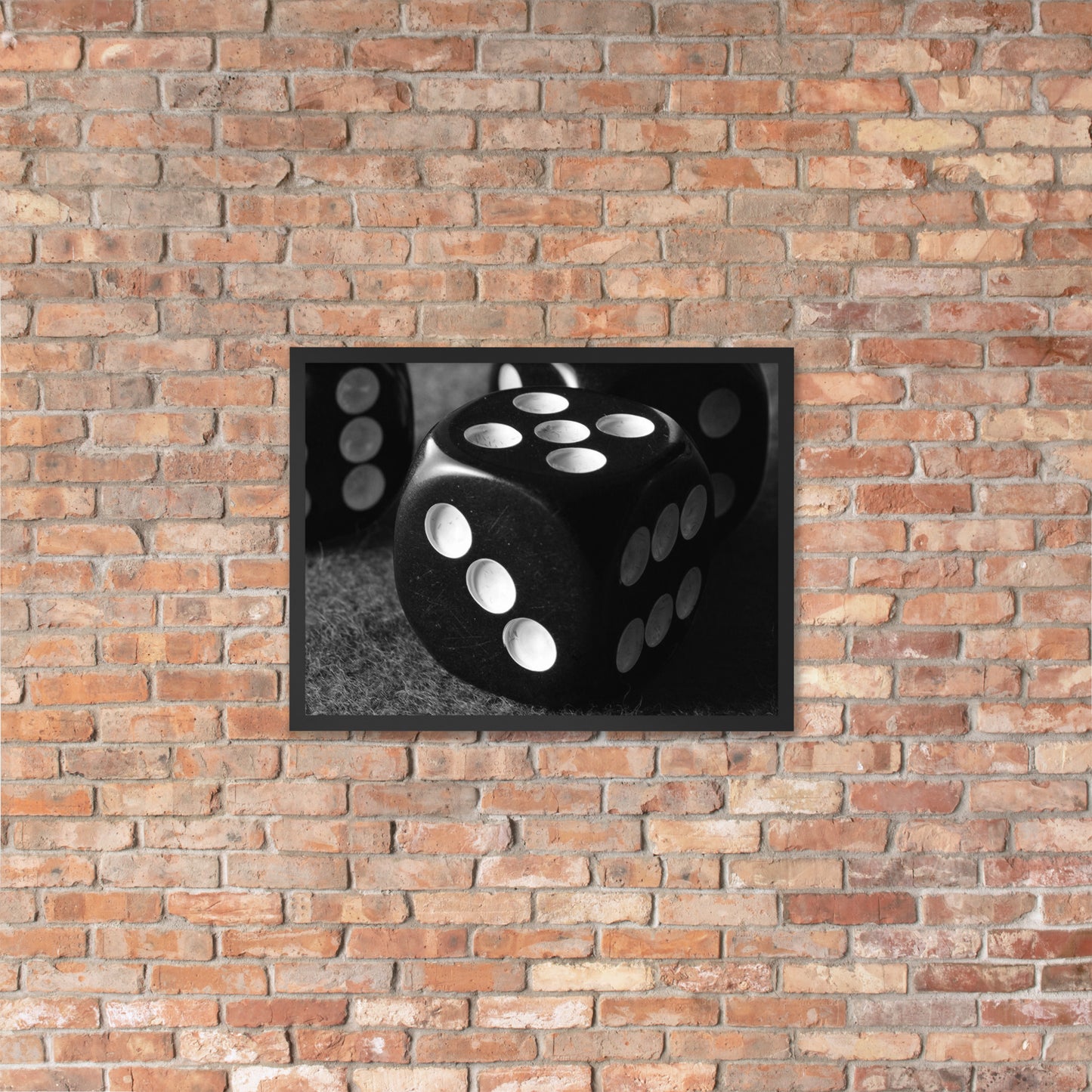 Dice - Framed poster