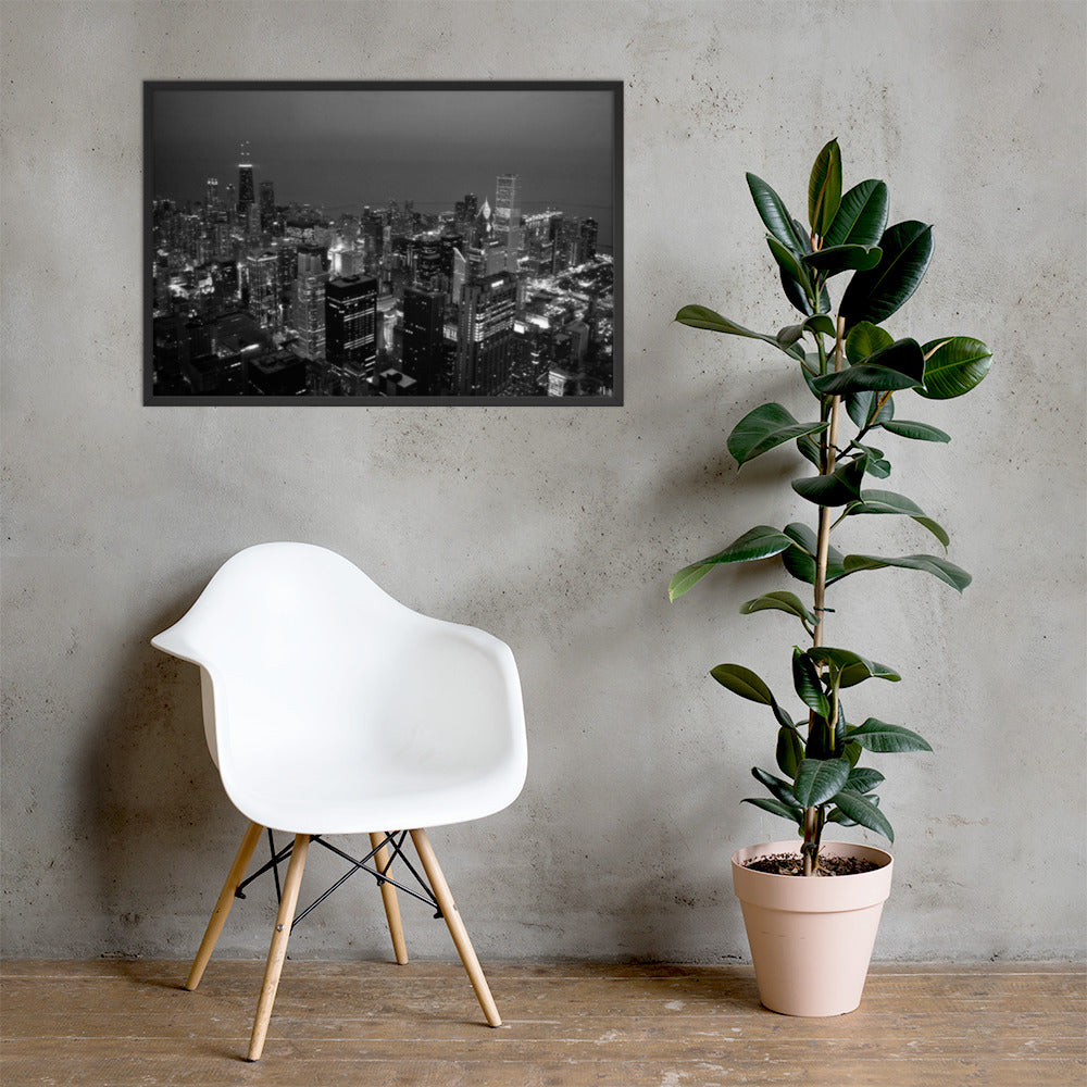 City Lights - Framed Poster