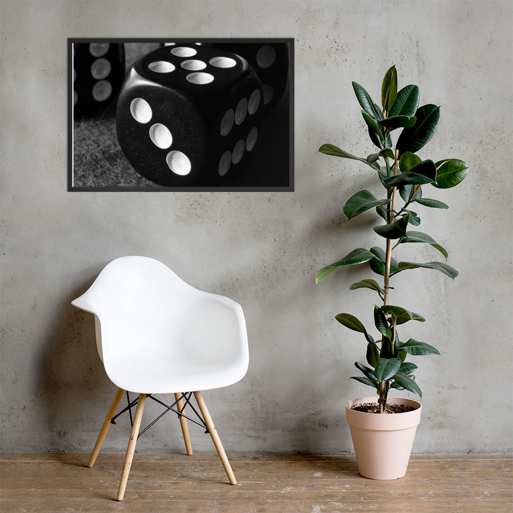 Dice - Framed poster