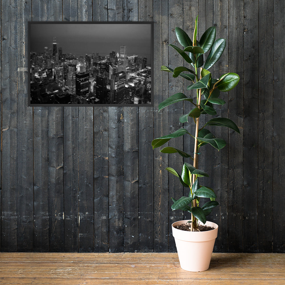 City Lights - Framed Poster