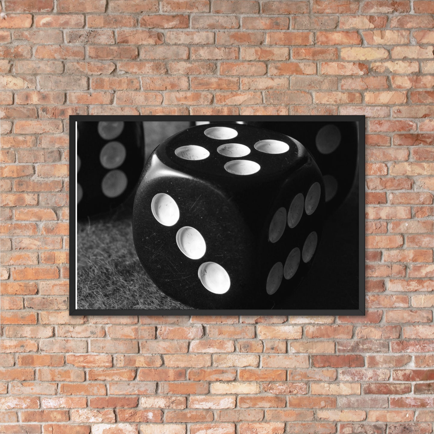Dice - Framed poster