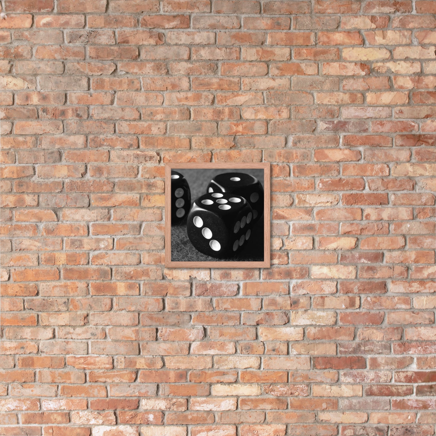 Dice - Framed poster