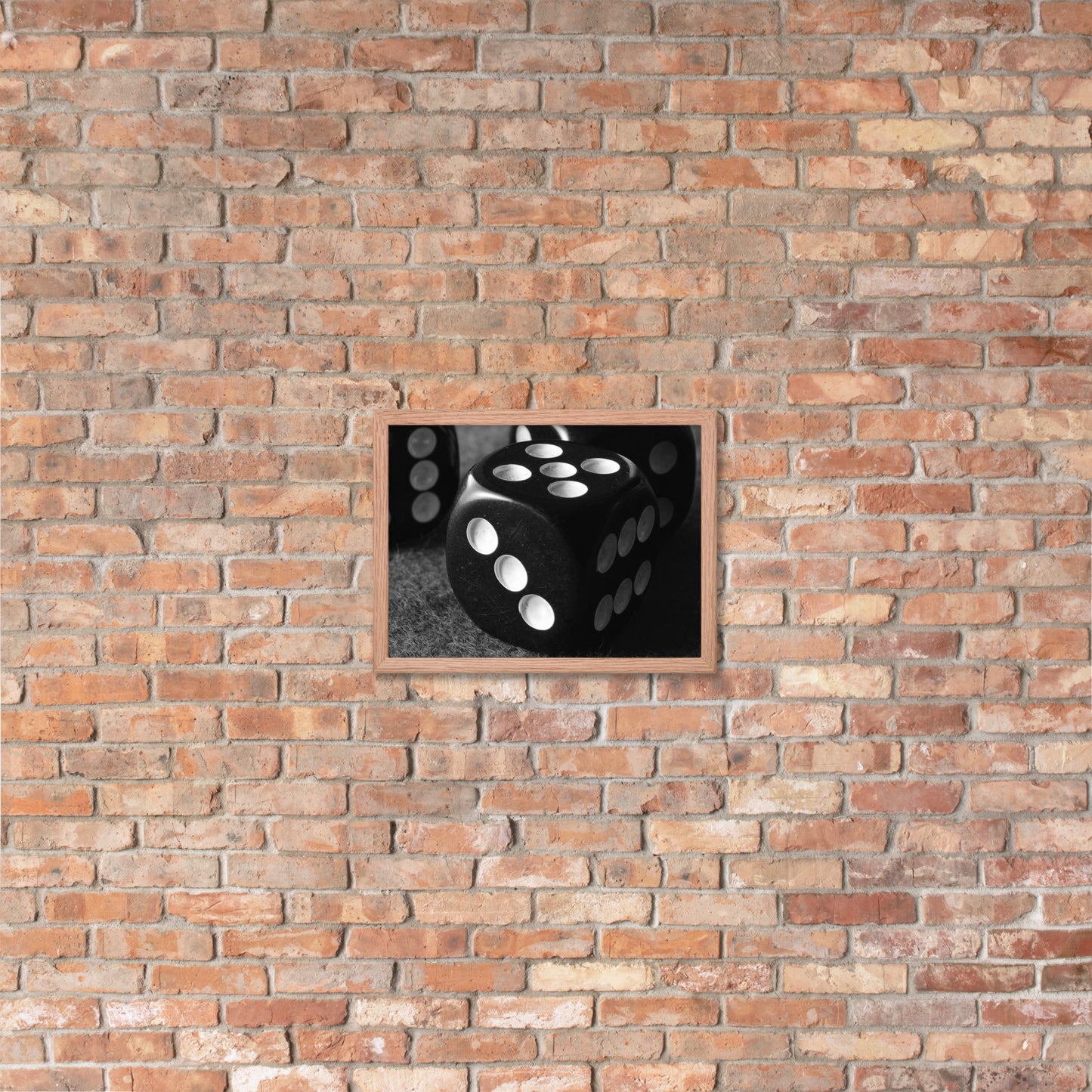 Dice - Framed poster