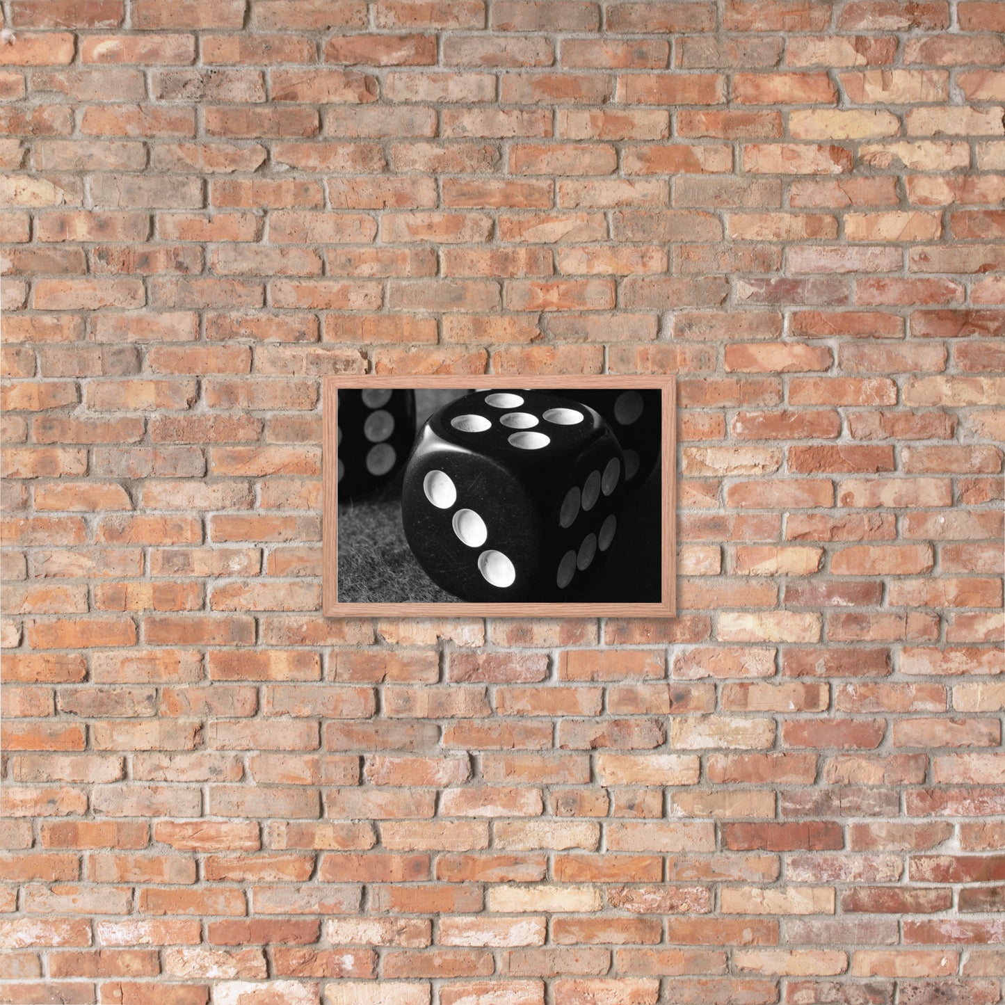 Dice - Framed poster