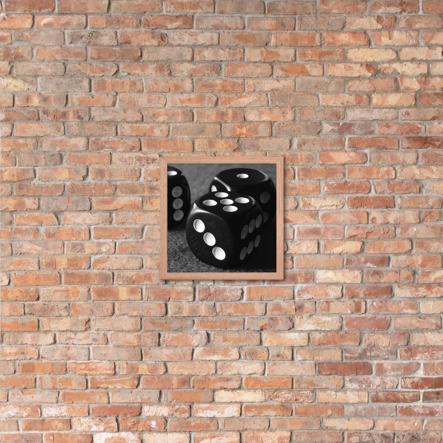 Dice - Framed poster