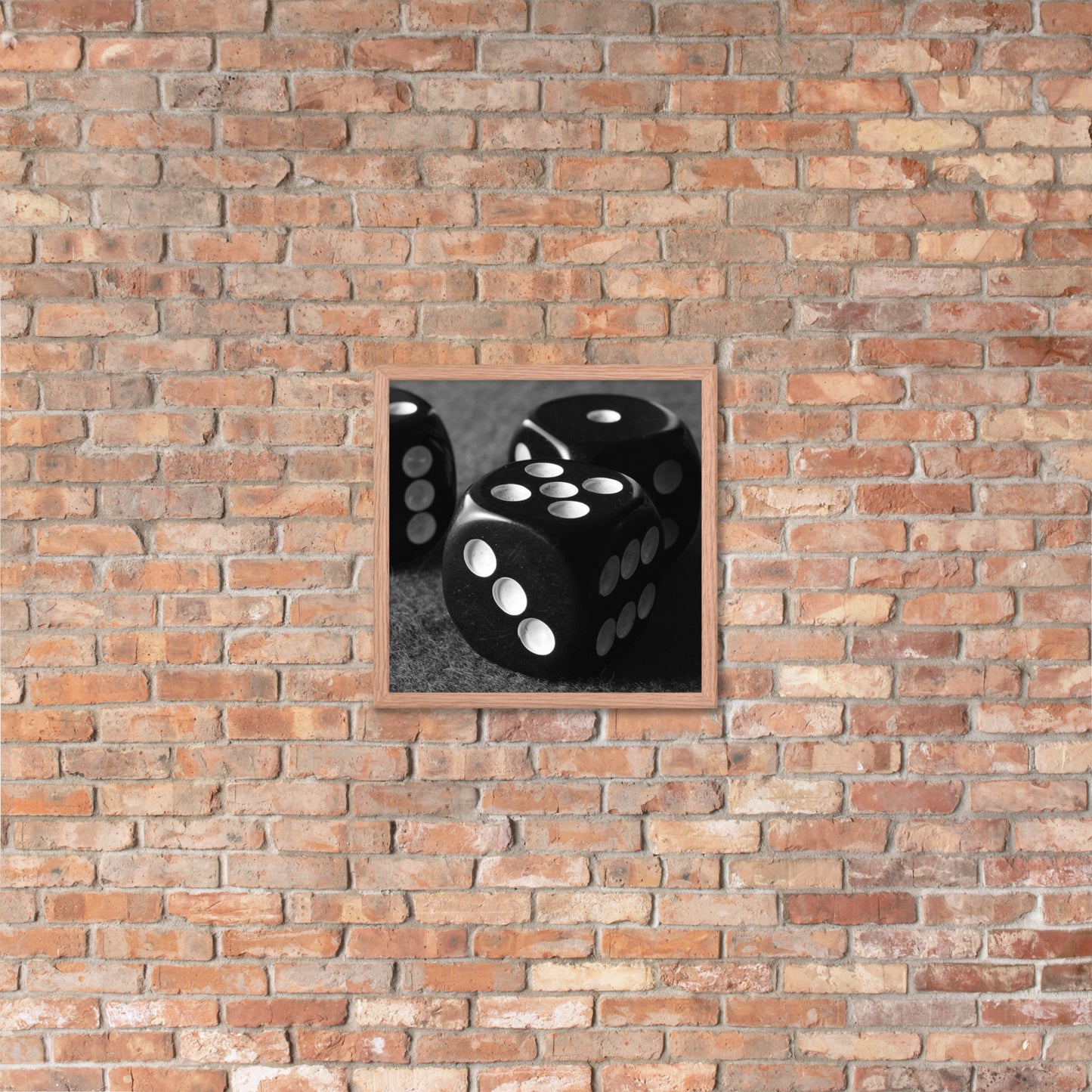 Dice - Framed poster